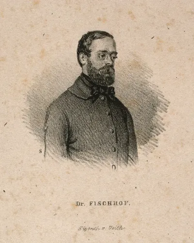 Adolf Fischhof. Lithograph by S
