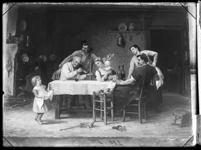 Adolf von Becker: "Efter middagen" vuodelta 1877
