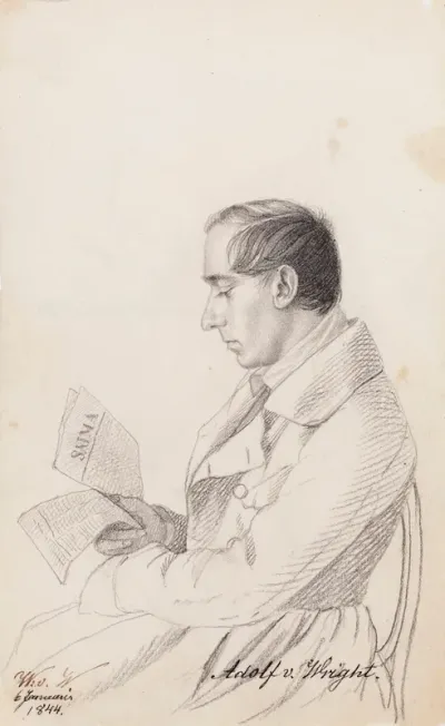 Adolf von Wright, the artist's brother