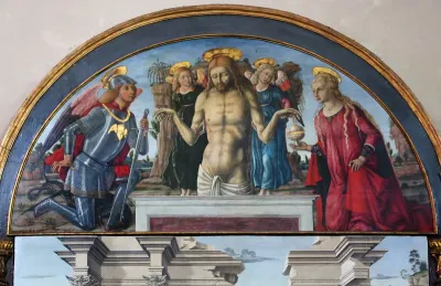 Adoration by the Shepherds lunette