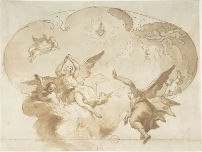Adoration of the Burning Heart: Ceiling Design