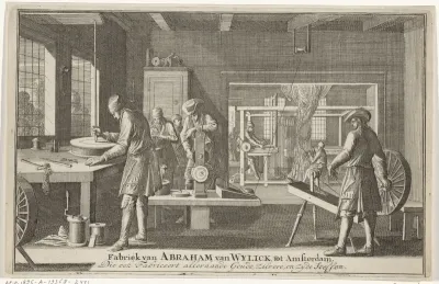 Adreskaart van Abraham van Wylick