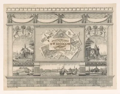Adreskaart van Friedrich Wilhelm Rossbach