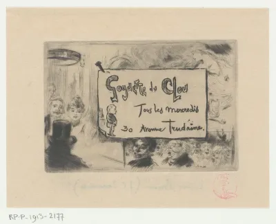 Adreskaart van Goguette du Clou