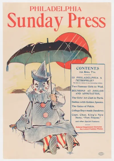 Advertisement for Philadelphia Sunday Press, April 7, 1896
