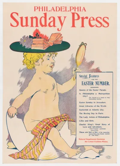 Advertisement for Philadelphia Sunday Press, Easter