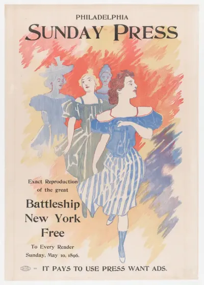 Advertisement for Philadelphia Sunday Press, May 10, 1896