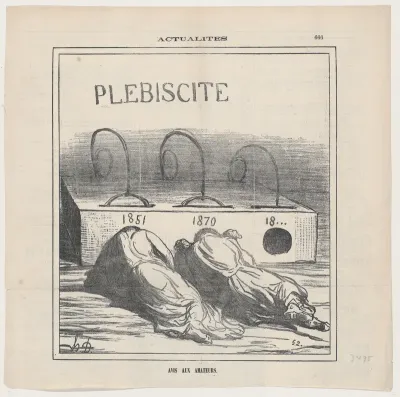 Advice to amateurs, from 'News of the day,' published in "Le Charivari"
