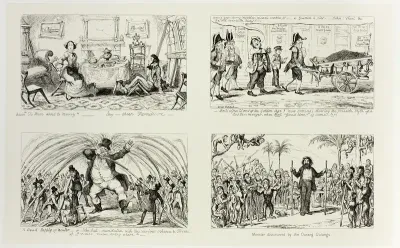 Advice "To Those About to Marry" - Buy Cheap Furniture from George Cruikshank's Steel Etchings to The Comic Almanacks: 1835-1853 (top left)