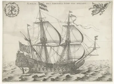 Aemilia, het vlaggenschip van Tromp, ca. 1639