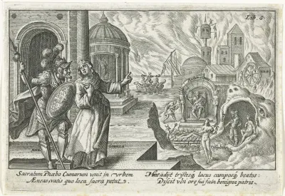 Aeneas daalt af in de onderwereld