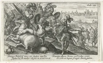 Aeneas doodt Turnus