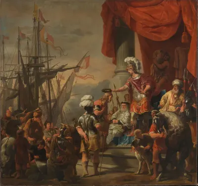 Aeneas kroont Cloanthus