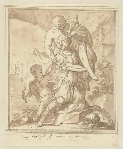Aeneas redt zijn vader