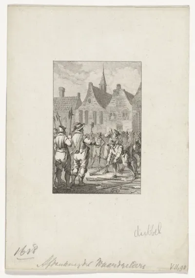 Afdanken van de waardgelders te Utrecht, 1618