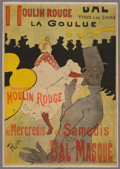 Affiche voor de Moulin Rouge