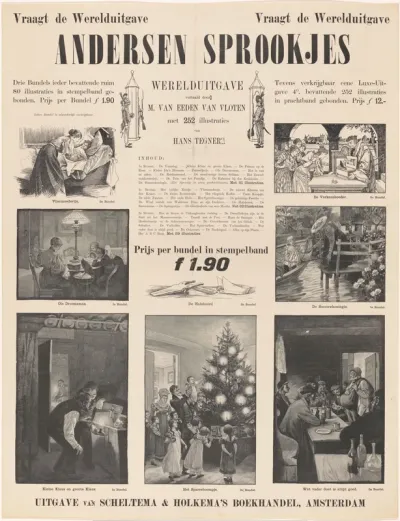 Affiche voor de Werelduitgave van Andersen Sprookjes