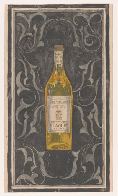 Affiche voor Delftsche Slaolie
