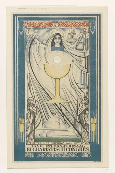 Affiche voor het Internationaal Eucharistisch Congres, 1924