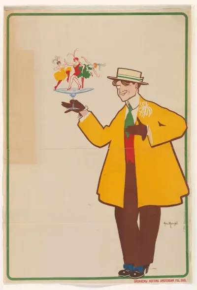 Affiche voor het Palais de Danse te Scheveningen, 1914