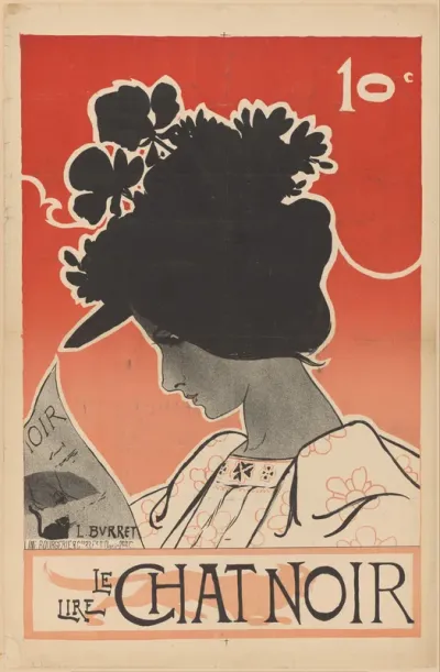 Affiche voor het tijdschrift Le Chat Noir