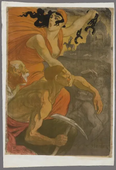 Affiche voor het tijdschrift 'Le Petit Sou'