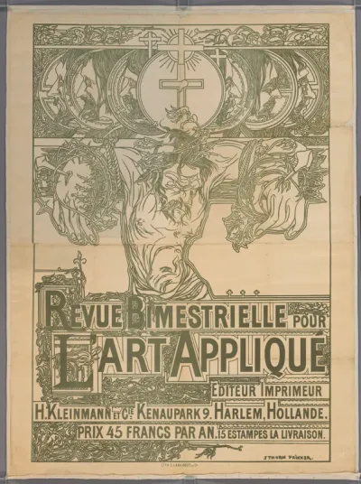 Affiche voor het tijdschrift 'Revue Bimestrielle pour l'Art Appliqué'