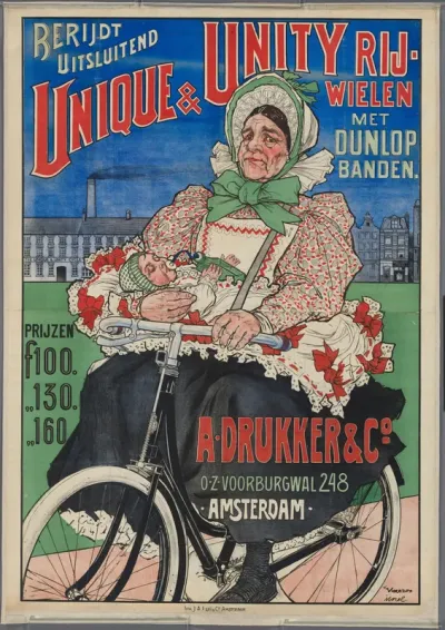 Affiche voor Unique en Unity rijwielen