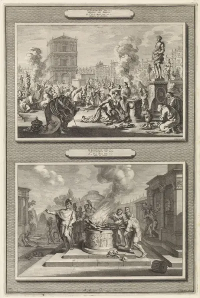 Afgoderij van koning Manasse en de godsvrucht van koning Josia