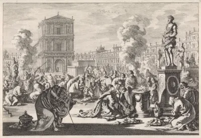 Afgoderij van koning Manasse