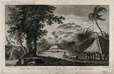 Afia-Too-Ca, a burying place on Tongatapu, Tonga