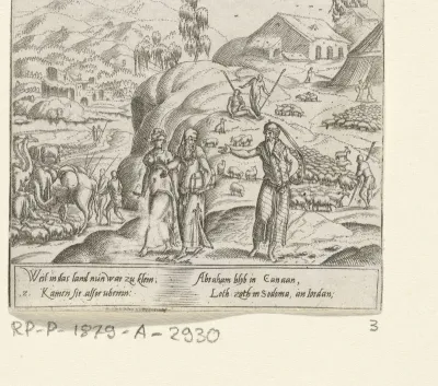 Afscheid van Abraham en Loth