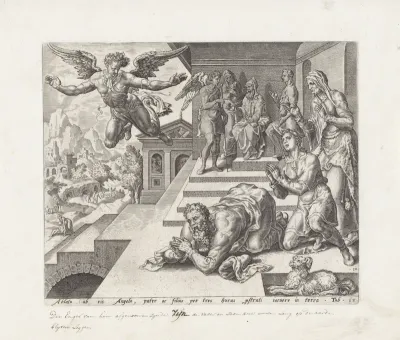 Afscheid van de aartsengel Rafaël