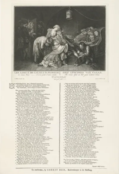 Afscheid van Jean Calas in de gevangenis