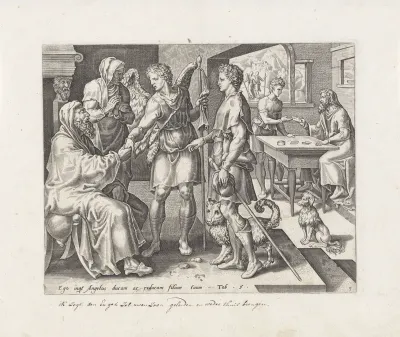 Afscheid van Tobit en Anna