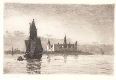 Aften ved Kronborg