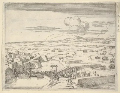 After a Few Days of Seige with the French Army, Francesco I d'Este Takes Prossession of Mortara, The Last of his Great Victories, from "L'Idea di un Principe ed Eroe Cristiano in Francesco I d'Este, di Modena e Reggio Duca VIII [...]"
