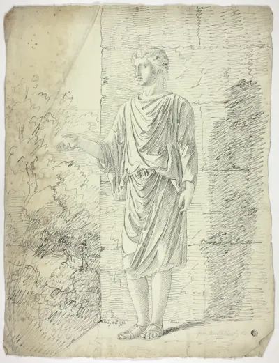 After an Antique Sculpture of a Standing Youth