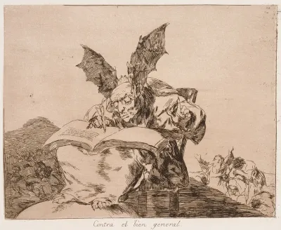 Against the Common Good (Contra el bien general), from the series Los desastres de la guerra