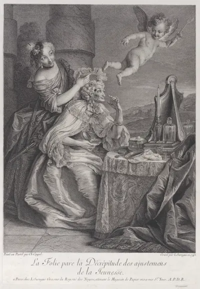 Age adorned by folly with the clothes of youth
