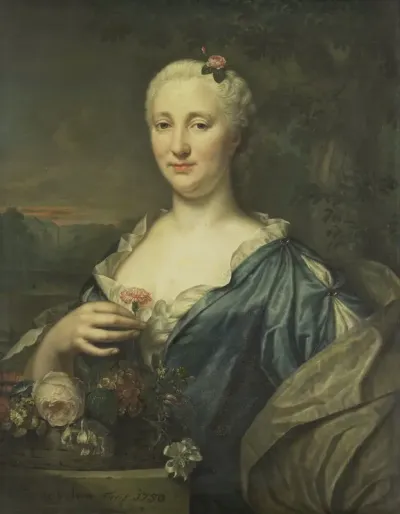 Agnes Margaretha Albinus (1713-73). Echtgenote van Coenraad van Heemskerck