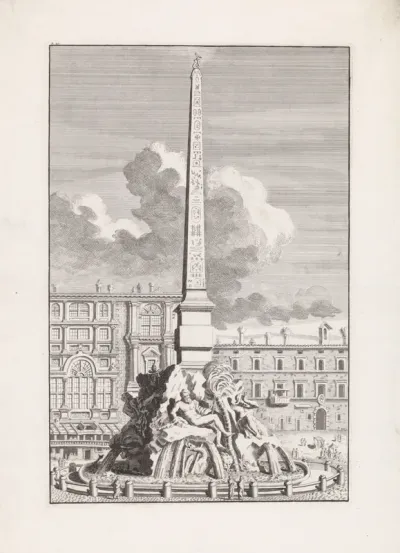 Agonalis obelisk met de Fontana dei quattro fiumi