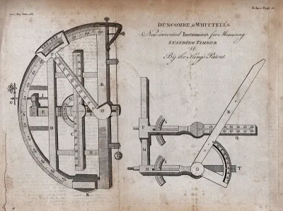 Agriculture: a device for estimating the bulk of standing timber