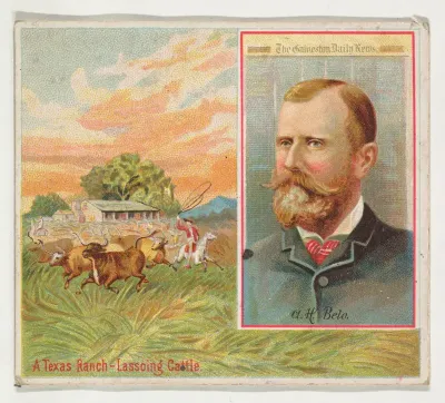 A.H. Belo, The Galveston Daily News, from the American Editors series (N35) for Allen & Ginter Cigarettes