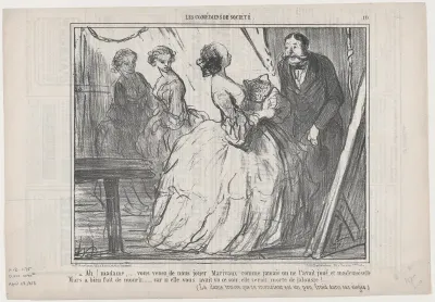 Ah! madame,... vous venez de nous jouer Marivaux comme jamais on ne l'avait joué..., from "Les Comediens de Société"