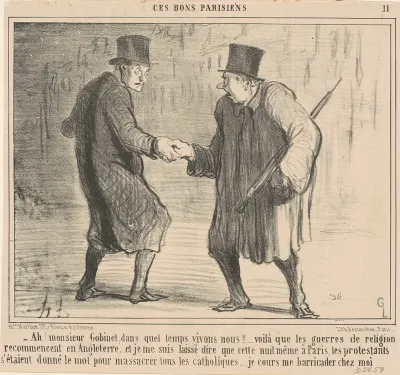 Ah! Monsieur Gobinet, dans quel temps ...