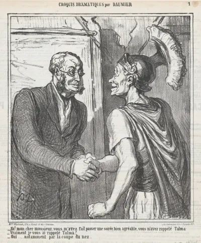 Ah, my dear sir, you have made my evening a very pleasant one..., from "Dramatic Sketches"