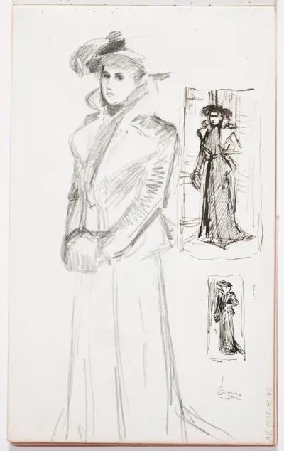 Aino Ackté, sketches