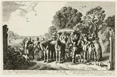 Air, plate two from The Four Elements