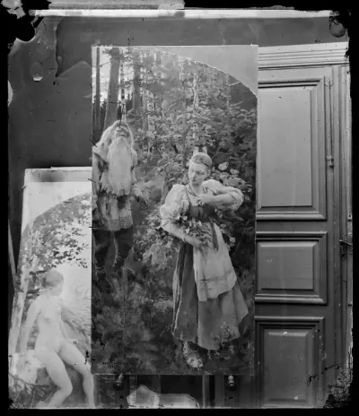 Akseli Gallen-Kallela: "Aino-taru", triptyykin vasen osa, vuodelta 1891